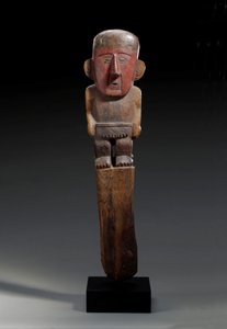 Un marcador figurativo de madera Chimu, c.1100-1400 de Unbekannt