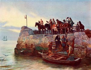 Una causa perdida: La huida de Jacobo II de Unbekannter Künstler