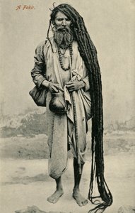Un faquir musulmán, India