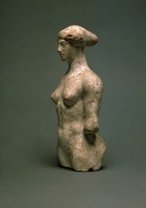Una muñeca desnuda, griega, Ática, c.siglo V a.C. (terracota) de Unbekannt