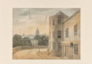Vista de The Crescent, Cambridge Street, Birmingham de Unbekannt