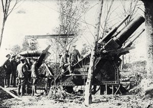 Un gran obús británico Primera Guerra Mundial de Unbekannter Künstler