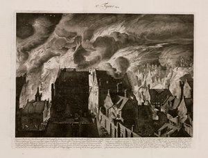 Un gran incendio, Ámsterdam, Holanda, 27 de julio de 1679