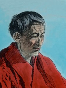 Un noble Lama de Unbekannter Künstler