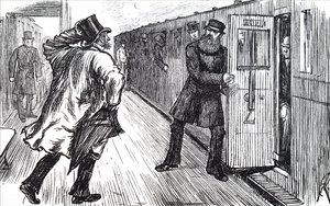 Un guardia de tren de Unbekannt