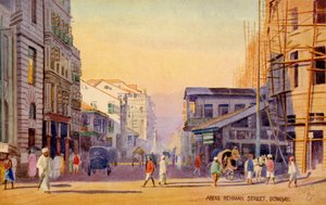 Calle Abdul Rehman, Bombay de Unbekannter Künstler