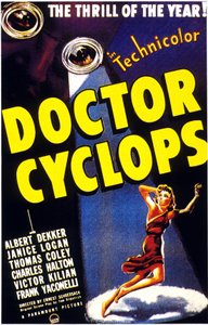 Cartel de la película Docteur Cyclope, DR. CYCLOPS, de Ernest Schoedsack con Albert Dekker 1940 de Unbekannt