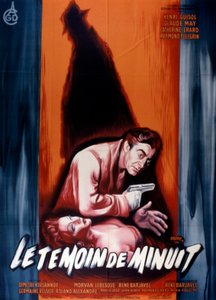 Cartel de la película El testigo de medianoche de Dimitri Kirsanoff 1953 de Unbekannt