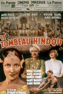 Cartel de la película La tumba hindú de Richard Eichberg 1938