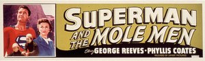 Cartel de la película Superman y los hombres topo con Phyllis Coates, George Reeves 1951 de Unbekannt