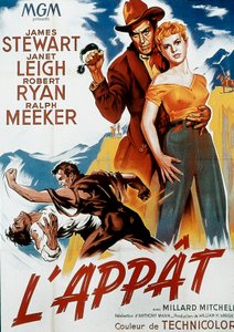 Cartel de la película The Naked Spur de Anthony Mann 1953