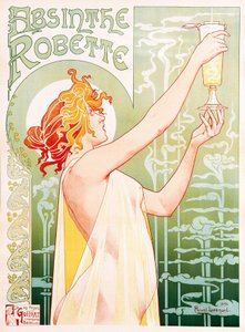 Cartel publicitario de la absenta Robette de Unbekannter Künstler
