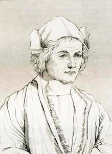 El padre de Albrecht Dürer, después de una pintura de Albrecht Dürer en 1497, de 