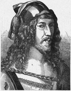 Albrecht Durer, según su autorretrato de Unbekannter Künstler