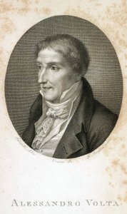 Alessandro Volta (conde Alessandro Giuseppe Anastasio Volta) de Unbekannt