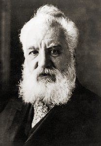 Alexander Graham Bell, hacia 1920 (fotografía en blanco y negro) de Unbekannter Künstler