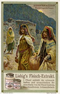 Escenas argelinas: Mujeres acarreando agua. de Unbekannter Künstler