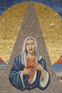 Basílica de la Anunciación: Virgen italiana (Madonna delle lacrime di Siracusa), Nazaret, Israel