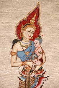 Basílica de la Anunciación: Virgen tailandesa, Nazaret, Israel de Unbekannt