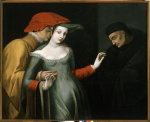 Pintura anónima del siglo XVI Musee Granet, Aix en Provence.