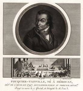 Antoine Quentin Fouquier-Tainville, Fiscal Público, Tribunal Revolucionario, guillotinado en 1795 de Unbekannt