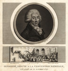 Armand Gensonné (1758-1793), político francés y Diputado de la Convención de Unbekannt