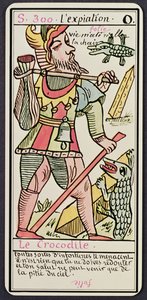 Expiación, carta del tarot, francés de Unbekannt