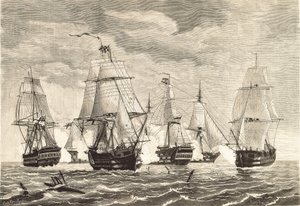 Batalla de Trafalgar (21 de octubre de Unbekannter Künstler