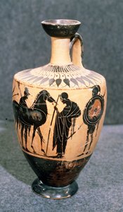 Jarrón ático de figuras negras, siglo V a.C. de Unbekannt