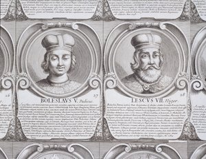 Boleslaw V, el Casto, y Leszek II, el Negro, no. 27 y 28 de 