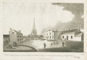 Escuela de Gramática de Brewood: grabado a la aguatinta, 30 de enero de 1799 de Unbekannt