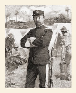 General de brigada Frederick Funston de los Voluntarios de Kansas 20 justo después de su ascenso por valentía Frederick N. Funston de Unbekannt