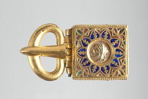 Hebilla con cabeza en relieve en perfil, 400-600 de Unbekannt