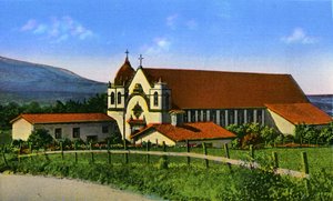 California: Misión de El Carmel de Unbekannter Künstler