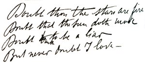 Diario de Alfred Dreyfus, cita de Hamlet (grabado)