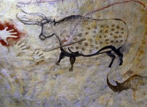Pinturas rupestres encontradas en la Cueva de Altamira (foto) de Unbekannter Künstler