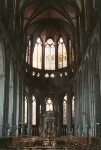 Nave central de la Catedral de Nuestra Señora de Tournai (foto) de Unbekannter Künstler