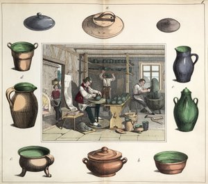 Fabricación de cerámica El alfarero de Unbekannt