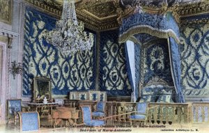 Chateau de Fontainebleau: dormitorio de la Reina María Antonieta de William M. Timlin