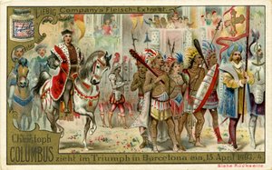 El regreso triunfal de Cristóbal Colón a Barcelona