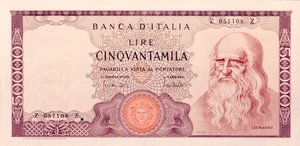 Cinquantamila Lire de Unbekannt
