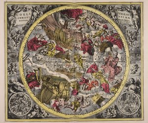 Coeli stellati christiani haemisphaerium prius de Unbekannter Künstler