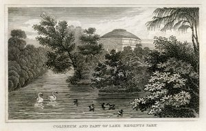 Coliseo y lago, Parque del Regente de Unbekannt