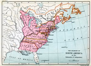 Colonias de Norteamérica en 1776 (imprimir)