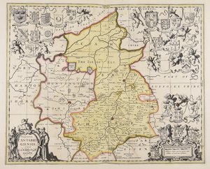 Comitatis Cantabrigiensis vernacule Comarca de Cambridge de Unbekannter Künstler