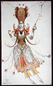 Vestuario para el ballet El pájaro de fuego de Unbekannter Künstler