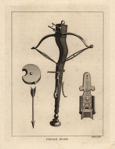 Ballesta y flecha