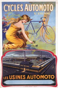 Ciclos Automoto St Etienne - Las fábricas Automoto, c 1914 de Unbekannt
