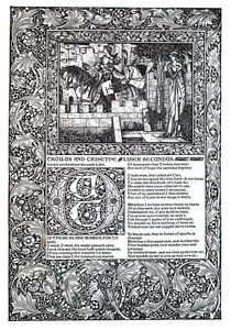 Poema decorativo por Geoffrey Chaucer de Unbekannt