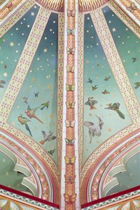 Detalle del techo, Castell Coch, Gales del Sur